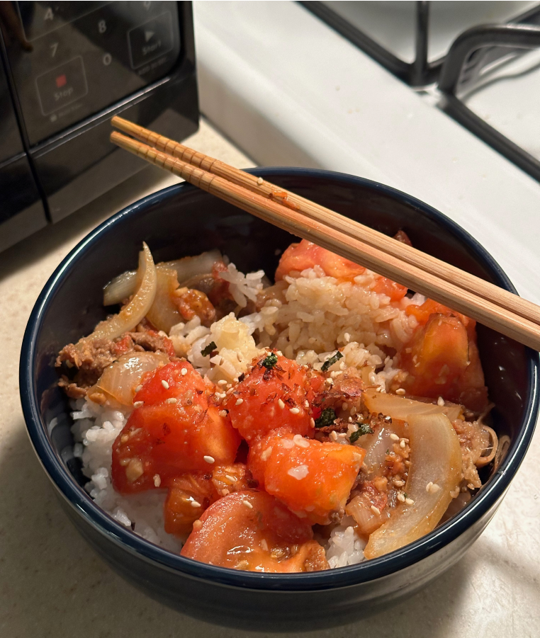 tomato beef rice